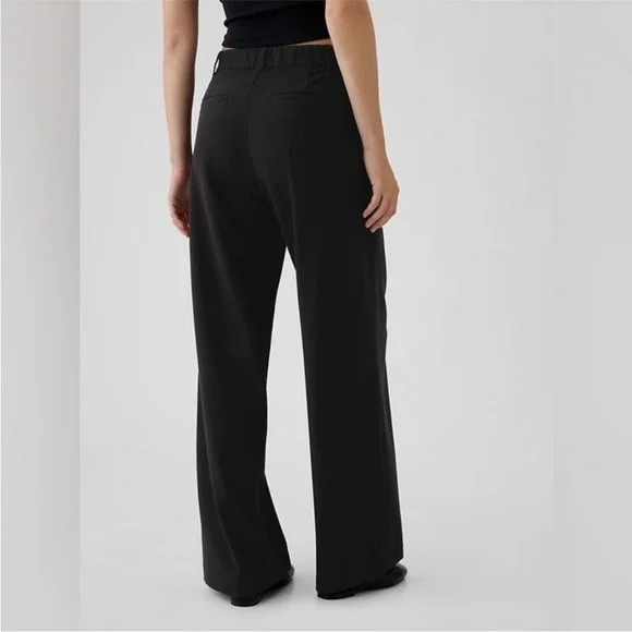 NWT! GAP Black 365 High Rise Brushed Twill Trousers - Multiple 🩷 #523055 - Picture 4 of 7